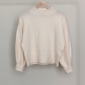 mock turtleneck sweater